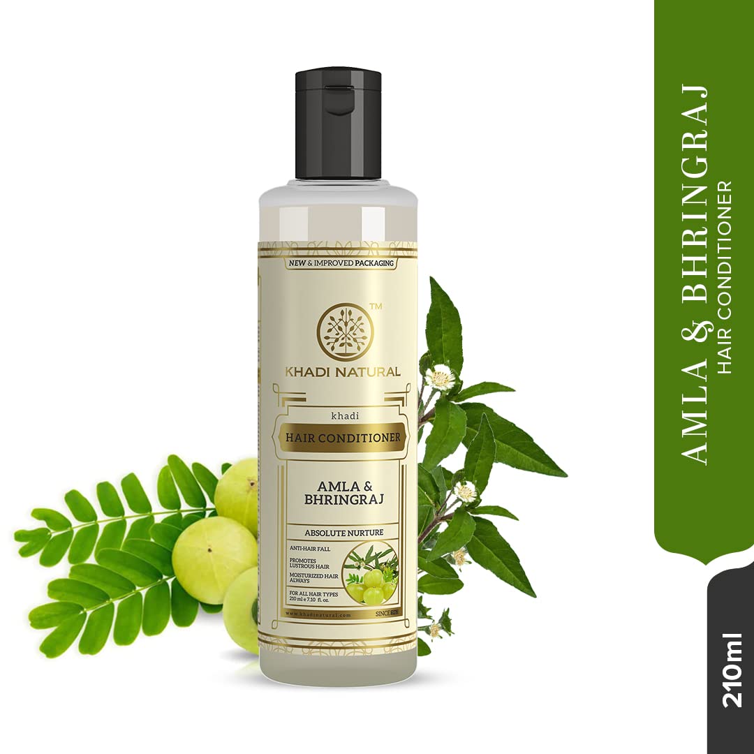 Khadi Natural Amla & Bhringraj Hair Conditioner, 210 ml