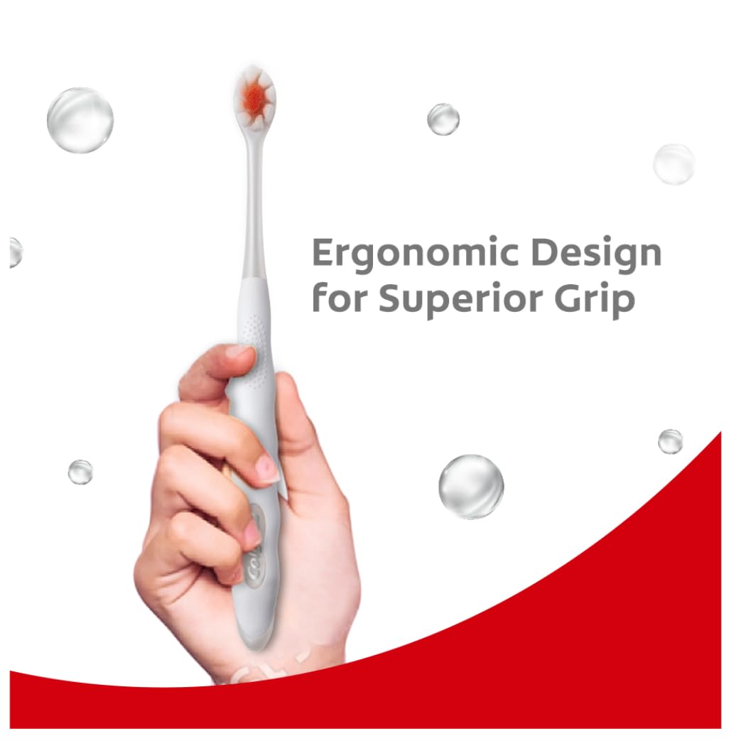 Colgate Gentle Toothbrush Ultrafoam, Ultra Soft Manual Toothbrush For Adults-2 Pcs, Multi Colour