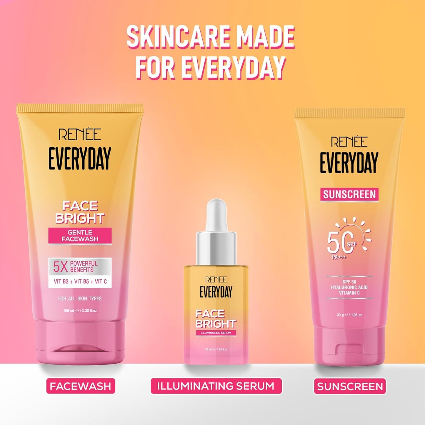 Renee Everyday Face Bright Illuminating Face Serum, 30 ml