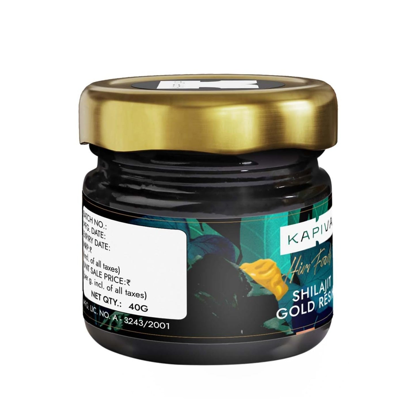 Kapiva Shilajit/Shilajeet Gold Resin, 40 gm