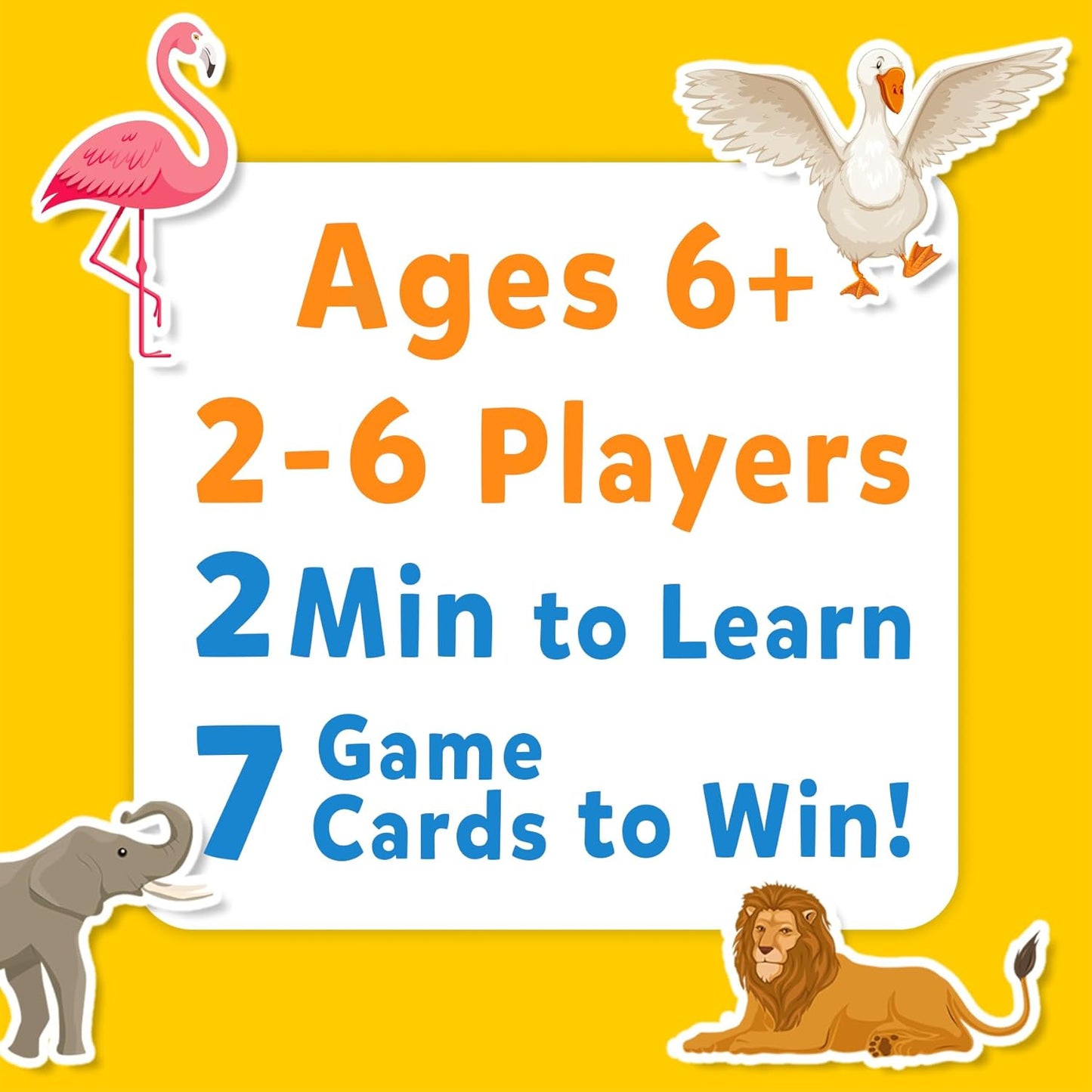 Skillmatics Guess in 10 Animal Kingdom, Animal Card Games, For Ages 6 and Up