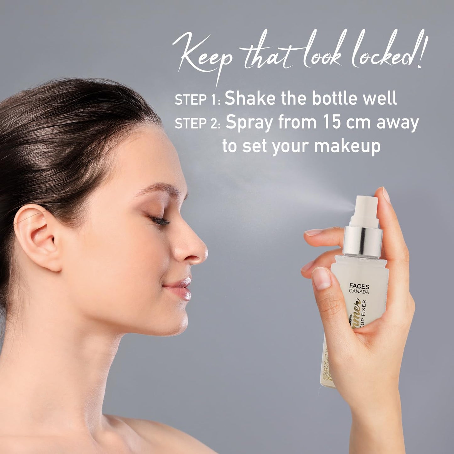 FACESCANADA Ultime Pro Shimmer Makeup Fixer, 100Ml | Long Lasting Makeup Setting Spray | Keeps Makeup Intact