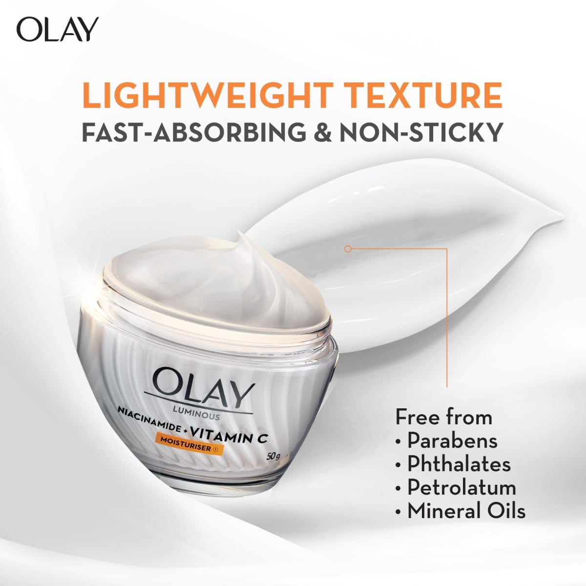 Olay Vitamin C Face Cream with Niacinamide, Normal, Oily, Dry & Combination Skin, 50 gm
