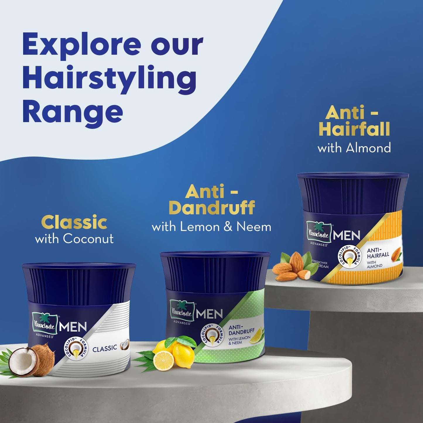 Parachute Advansed Hair Cream For Men, 100 ml
