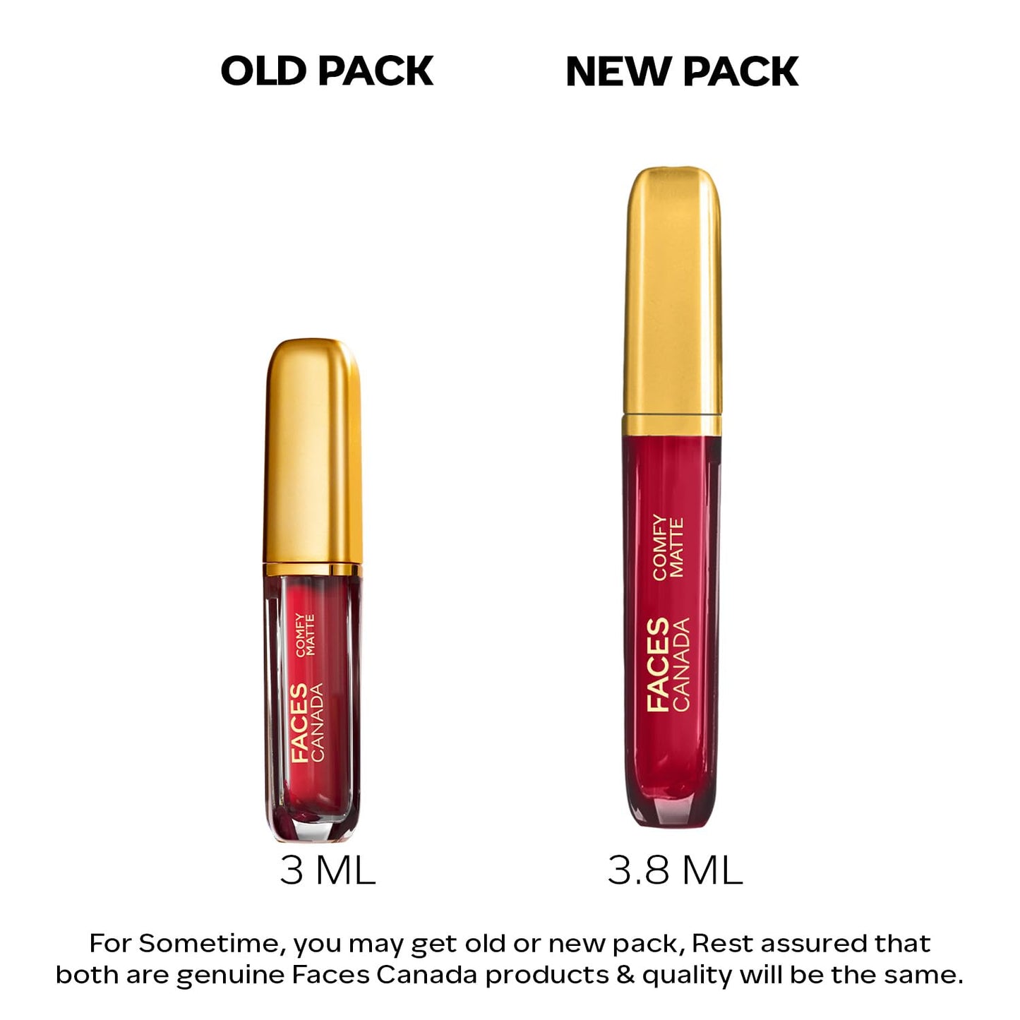 FACES CANADA Comfy Matte Liquid Lipstick - For The Win 08, 3.8 ml | Comfortable 10HR Longstay | Intense Matte Color