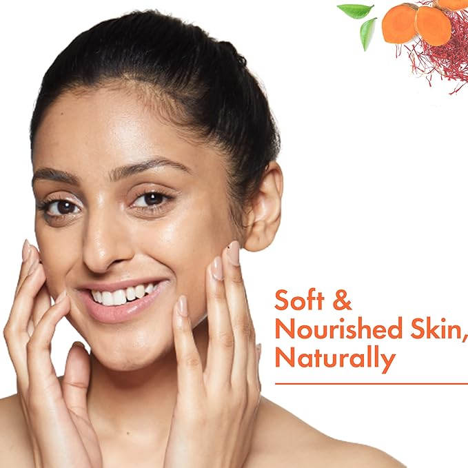 Good Vibes Ubtan Insta Glow Light Day Cream - Contain Saffron, Turmeric, & Vitamin B3 - Chemical Free - 50 g