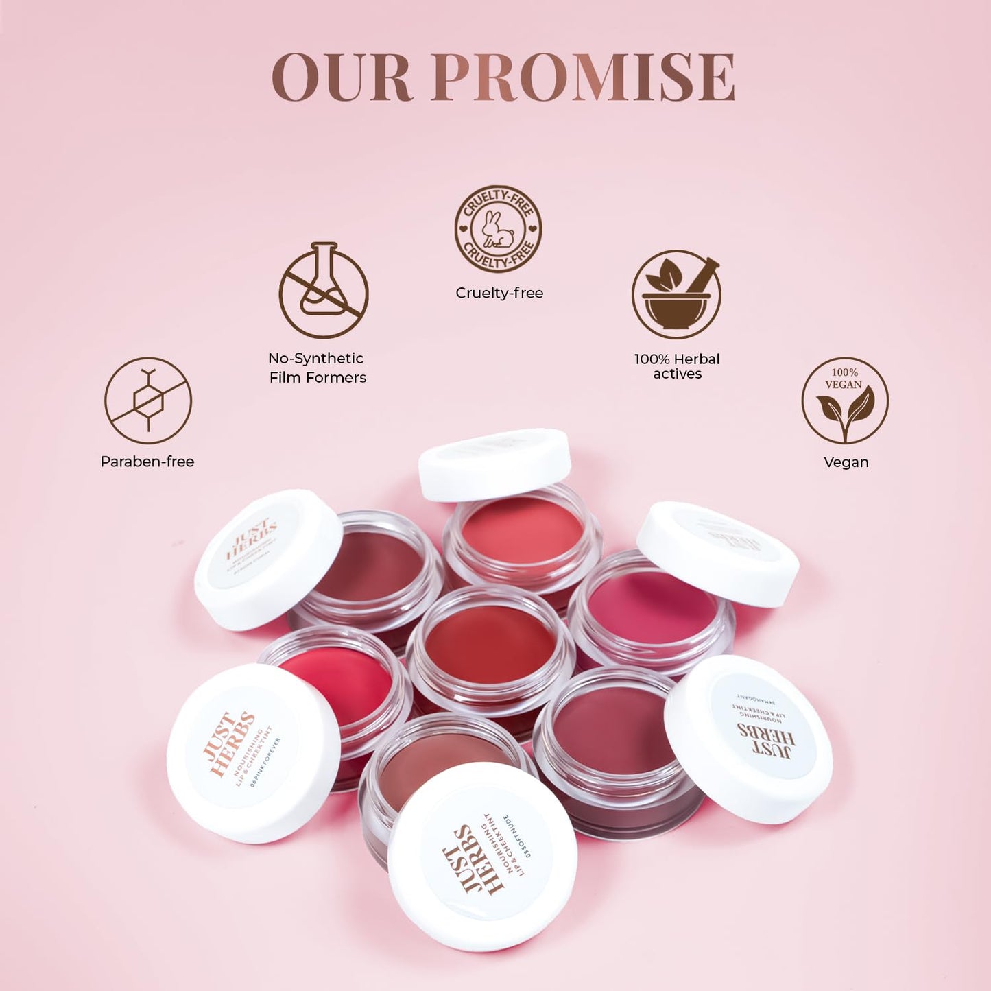Just Herbs Ayurvedic, Natural Lip & Cheek Tint 4 gm
