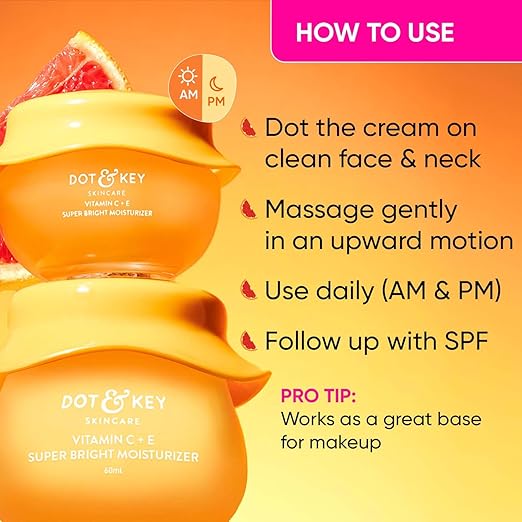 Dot & Key Vitamin C + E Sorbet Super Bright Moisturizer for Face , 60 ml
