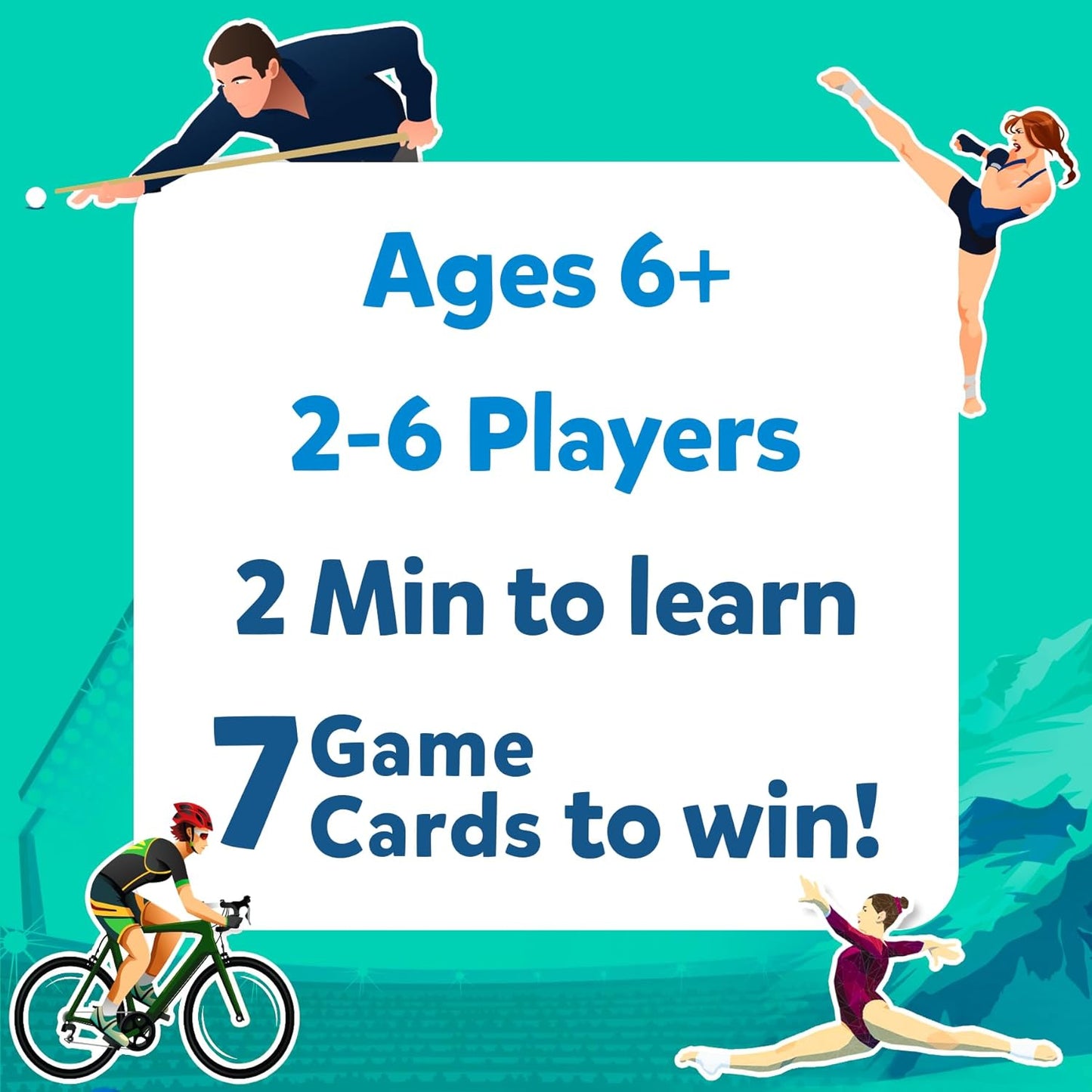 Skillmatics Guess in 10 Sports, Card Games, Ages 6, 7, 8, 9 and Up
