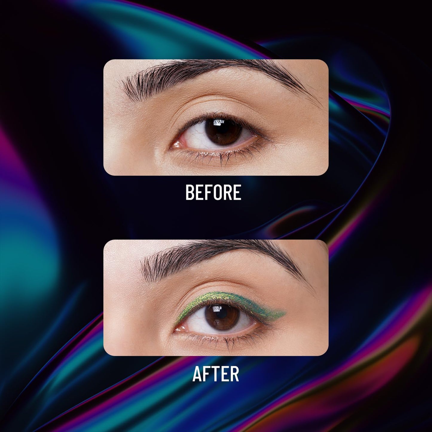 SWISS BEAUTY Holographic Shimmery Pencil Eyeliner | Waterproof, Smudge Proof, Long Lasting Eyeliner With Easy Application | Shade- Milky Way, 0.2G, Assorted