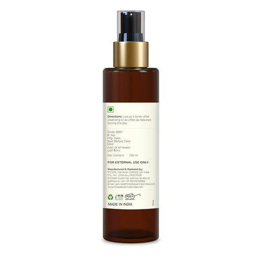 Forest Essentials Facial Tonic Mist with Pure Rosewater, 50 ml, Alchohol Free Toner