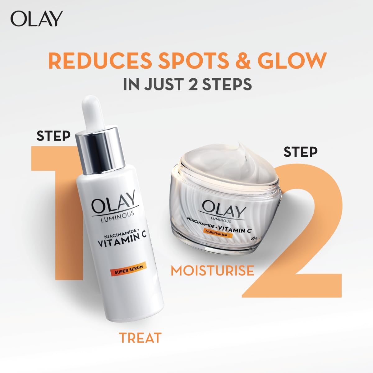 Olay Vitamin C Face Cream with Niacinamide, Normal, Oily, Dry & Combination Skin, 50 gm
