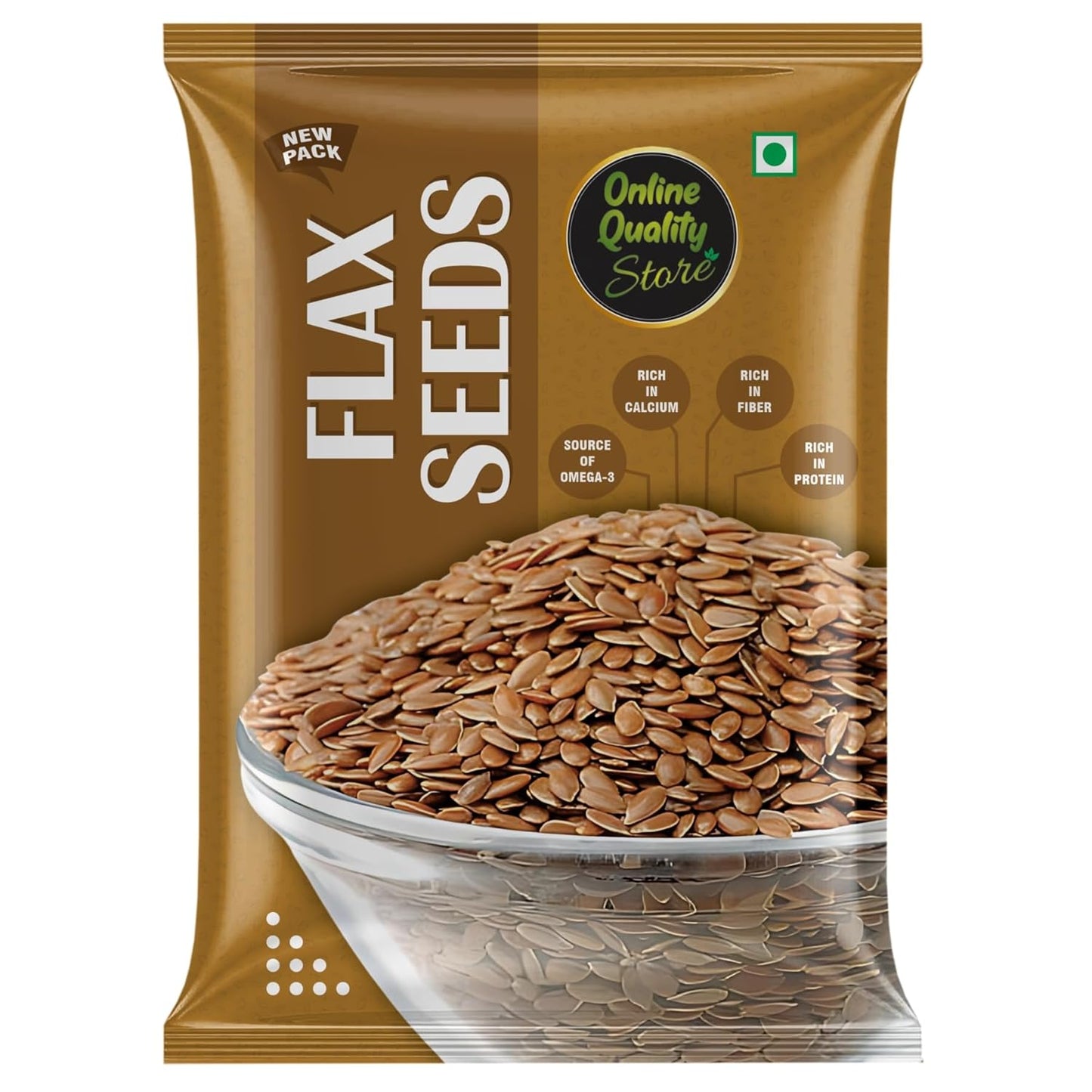 Online Quality Store Raw Combo of Chia, Watermelon, Pumpkin, Sunflower, Flax Seeds -500 gm