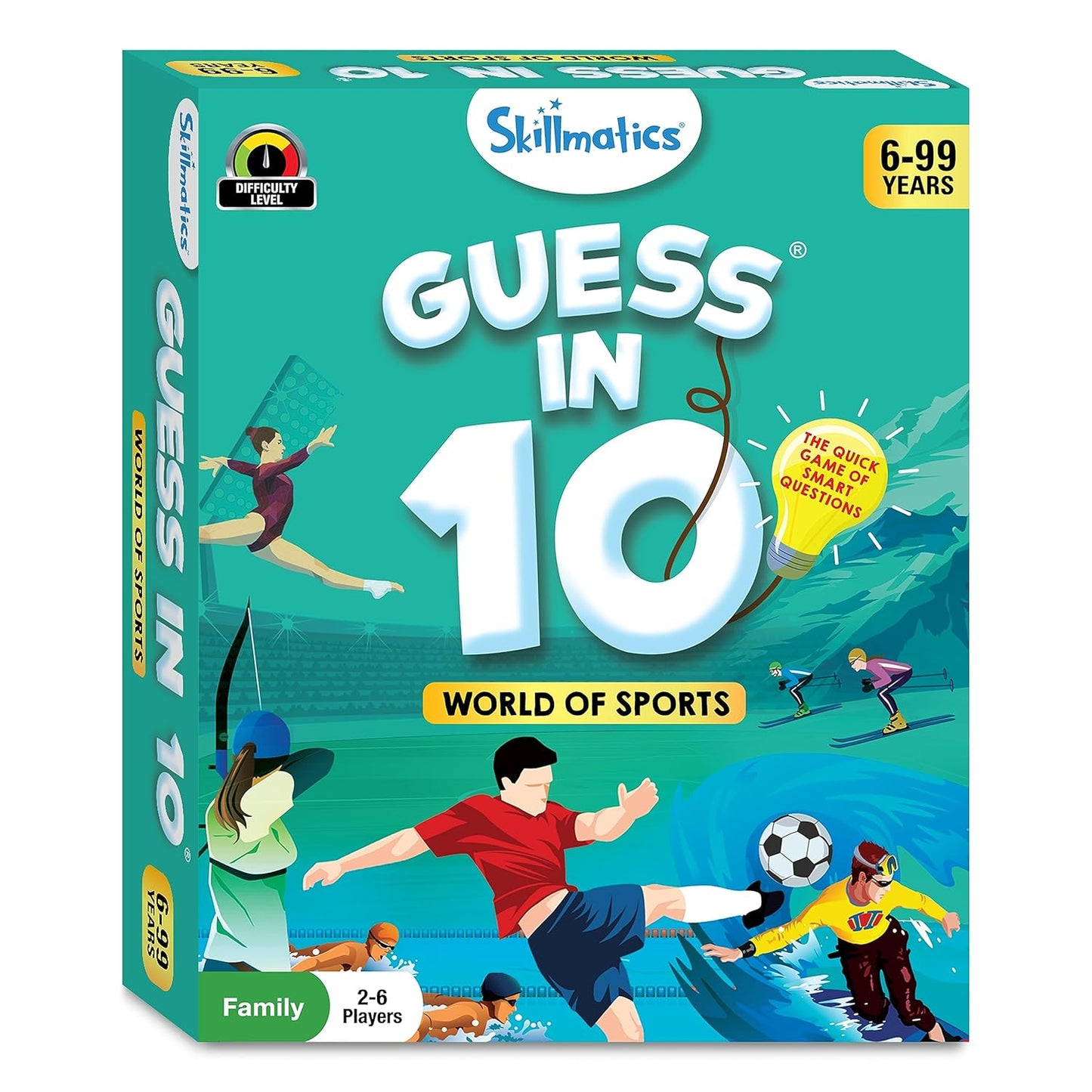 Skillmatics Guess in 10 Sports, Card Games, Ages 6, 7, 8, 9 and Up
