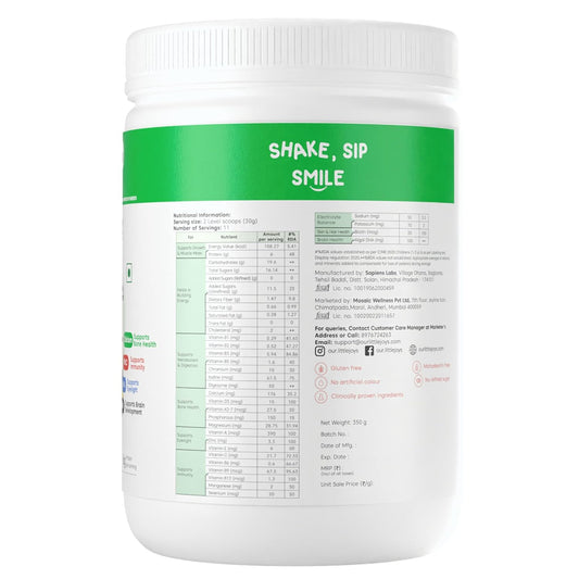 Little Joys Chocolate Nutrimix Powder, 2-6 Year, with 24 essential Vitamin & mineral, 6 gm protein per serving, 350 gm