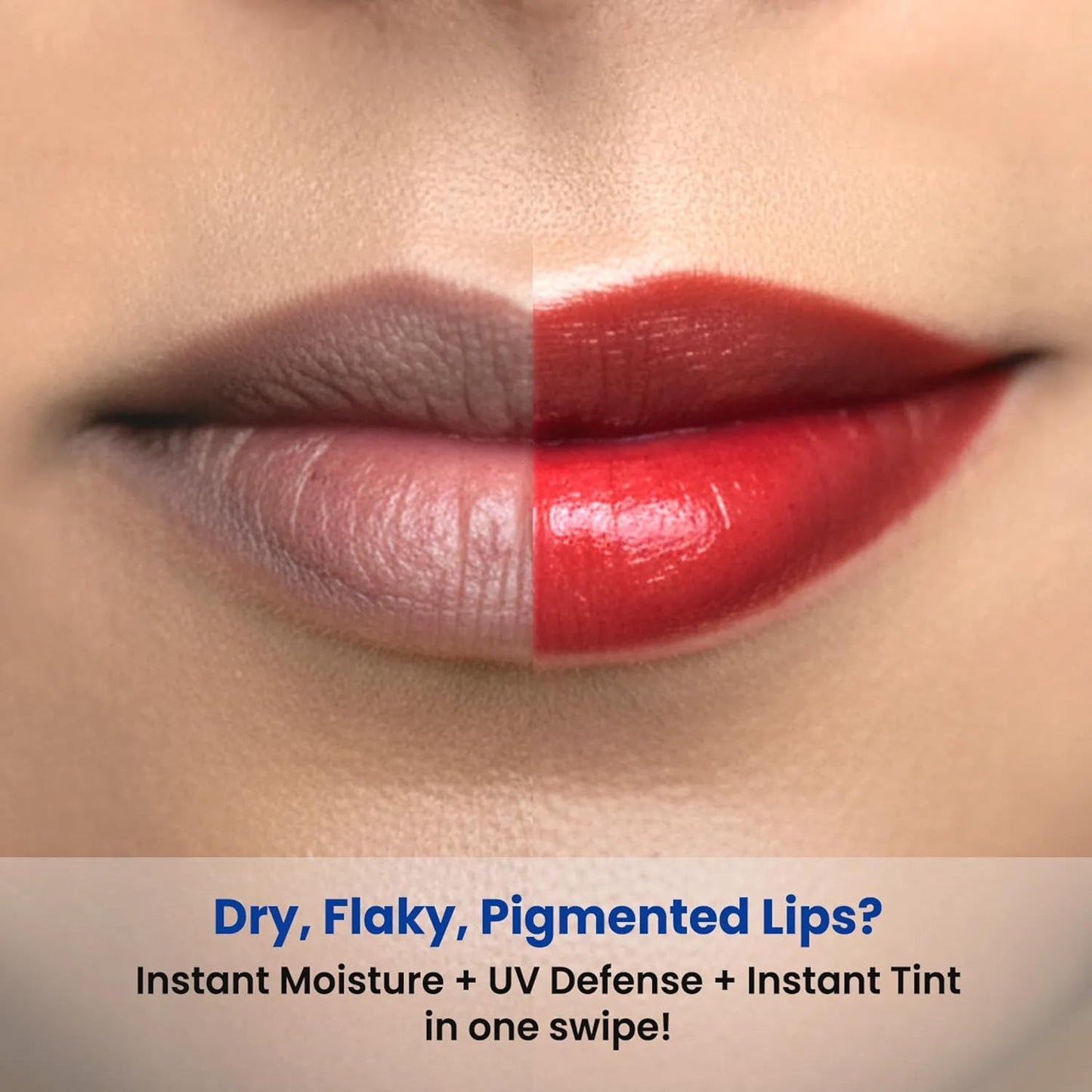 DermDoc 1% Hyaluronic Acid + 1% Ceramide Berry Tinted Lip Balm SPF 50 PA+++ 4 gm