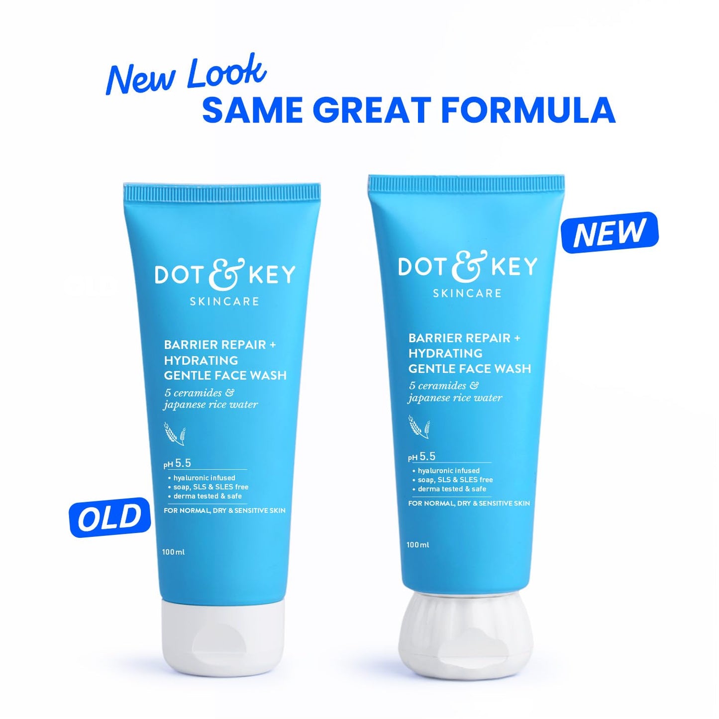 Dot & Key Barrier Repair + Hydrating Gentle Face Wash With Probiotic, 175 ml