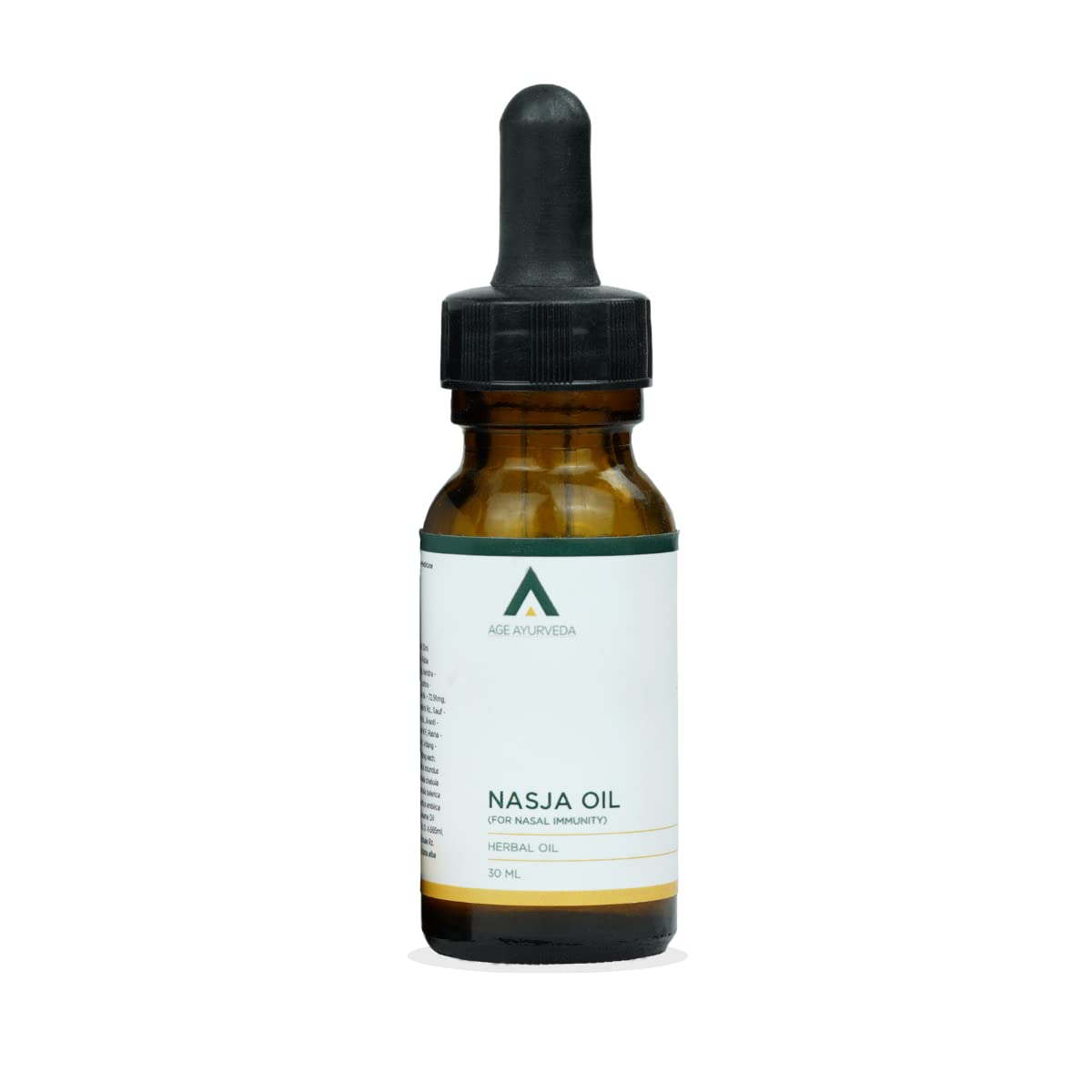 Age Ayurveda Nasja oil 30 ml Nasal Drop for Dry Nose Unblocked Nasal Congestion Sinusitis Allergies | Health And Nasal Immunity (Pack of 1)
