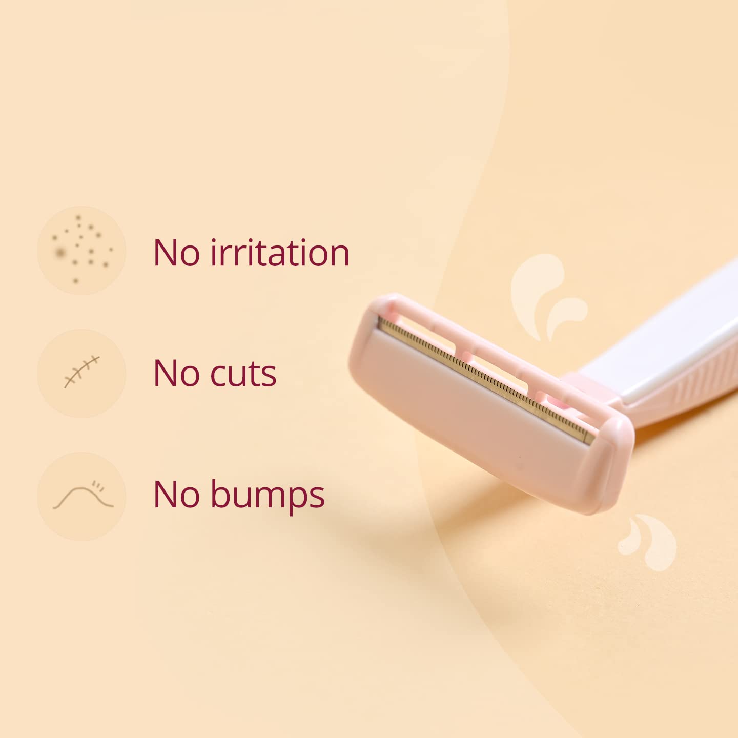 Carmesi Bikini Razor for Women | For Irritation-Free Shaving of Bikini Line, Pack of 1