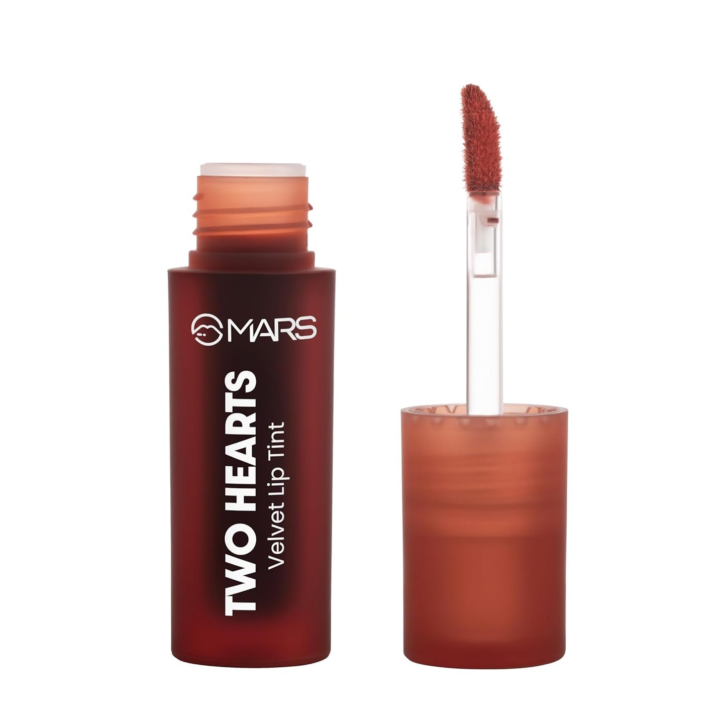 MARS Love Track Velvet Lip Tint (2.8ml) (TWO HEART) | Velvet Matte Finish | Non-Sticky & Lightweight | Highly Pigmented | Comfortable Wear | 6 Flattering Shades