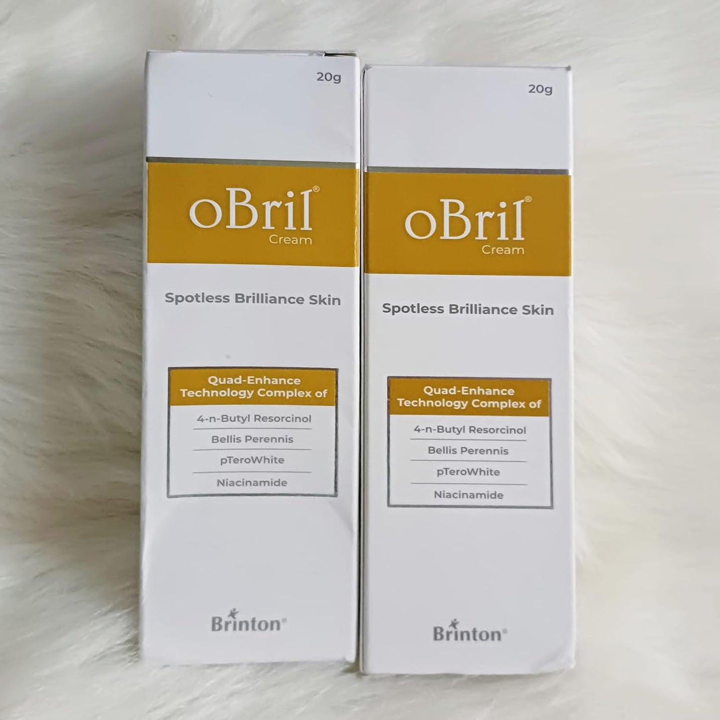Brinton obril Cream for Spotless Brilliance, Enriched with Niacinamide, Diasy Flower Extract, 20 gm