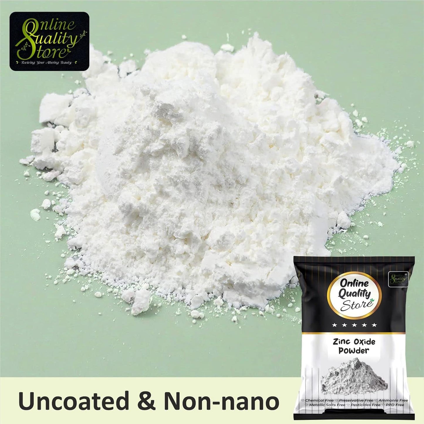 Online Quality Store zinc oxide |zinc oxide powder for face|zno powder|zinc oxide powder for skin |zno non-nano particles |zinc oxide sunscreen |zinc oxide powder for painting,100g
