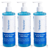 Be Bodywise 1% Salicylic Acid Body Wash , 750 ml , Pack of 3