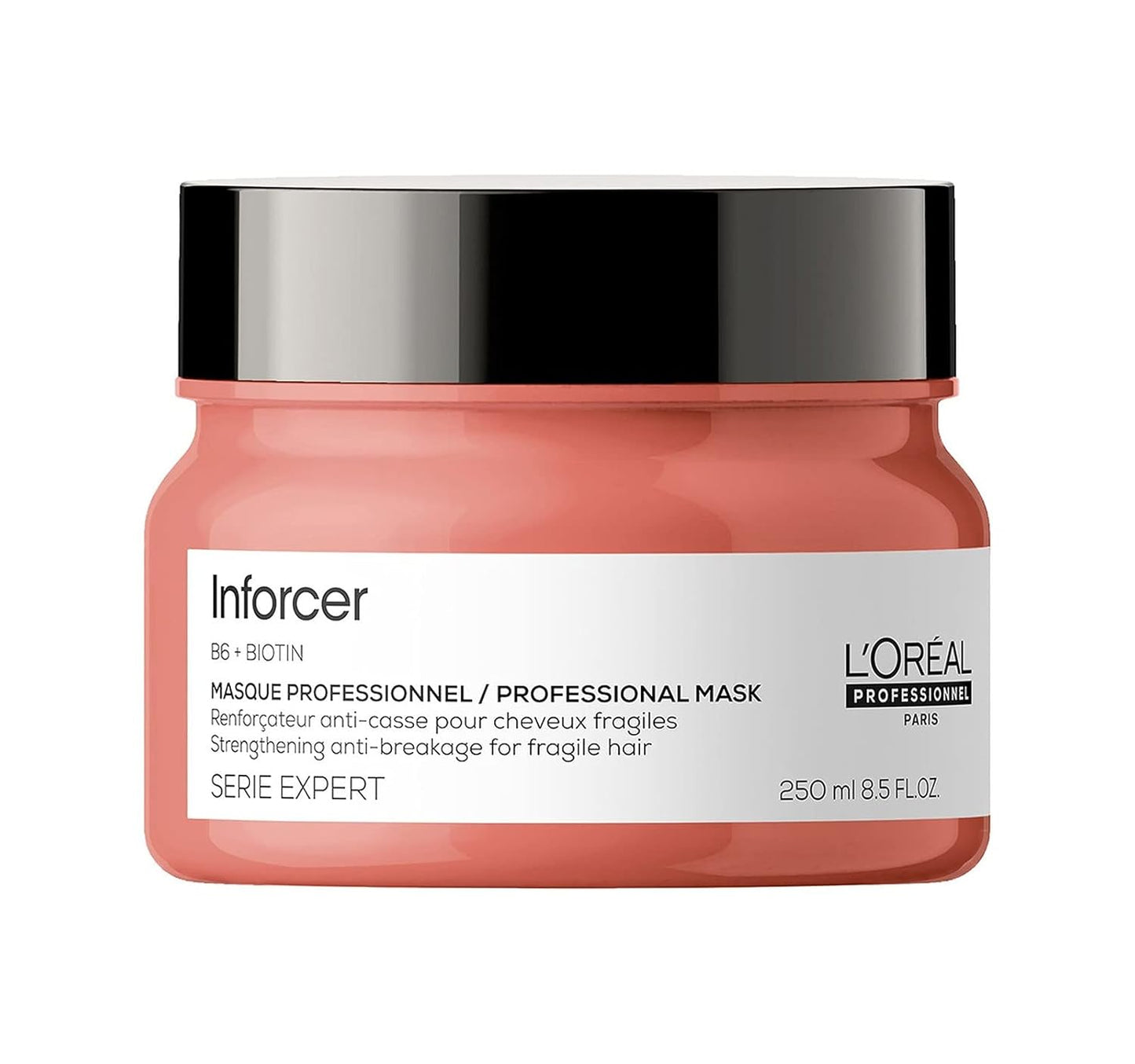 L’Oréal Professionnel | Inforcer Mask | Provides Strength and Prevents Breakage| With Biotin & Vitamin B6 | For Long Fragile, Breaking Hair | SERIE EXPERT | 250ml