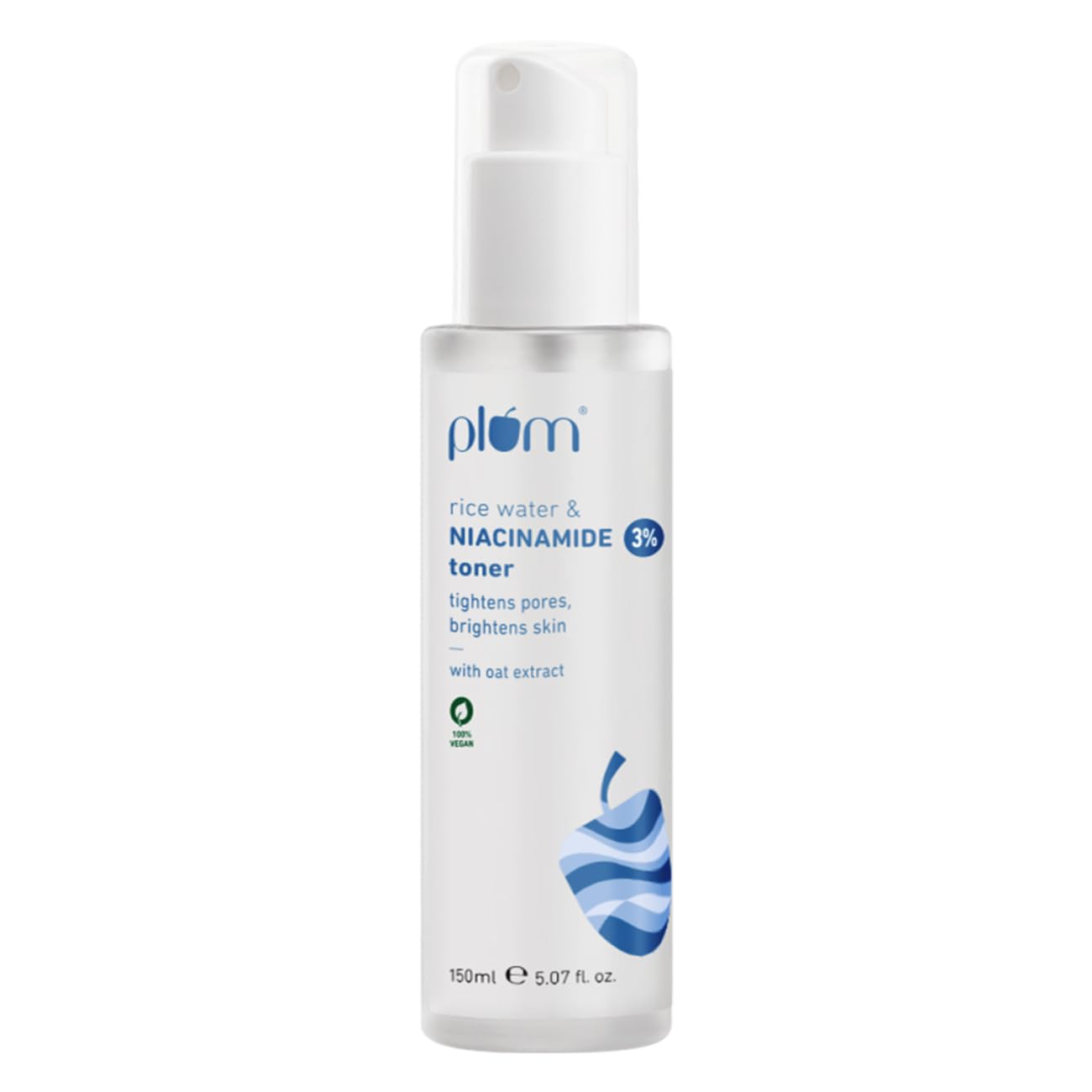 Plum 3% Niacinamide & Rice Water Face Toner | With Rice Ferment Extract 150ML