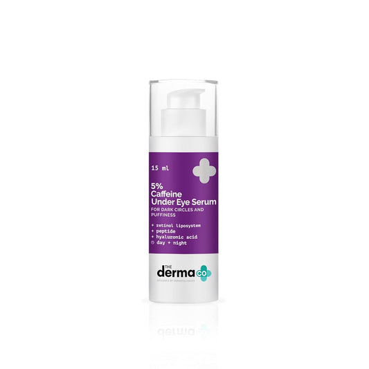 The Derma Co 5% Caffeine Under Eye Serum for Dark Circles & Puffiness, 15 ml