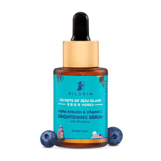 Pilgrim Korean 2% Alpha Arbutin & 3% Vitamin C Brightening Face Serum, 30ml