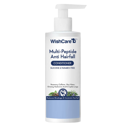 WishCare Multi Peptide Anti Hairfall Conditioner - Rice Water, Rosemary, Capilia Longa, 200 ml
