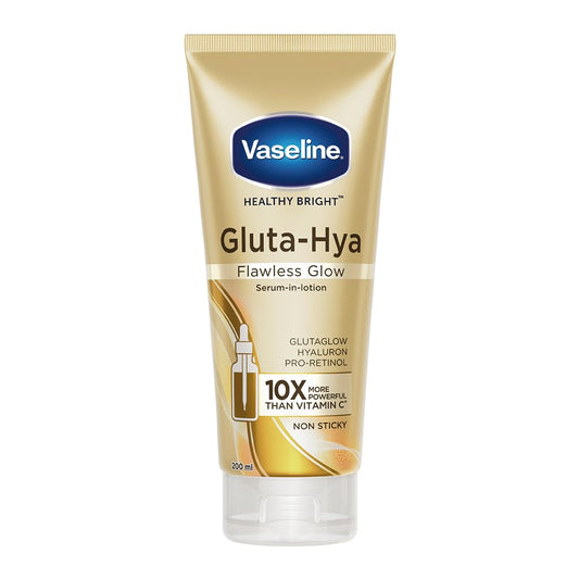 Vaseline Gluta-Hya Flawless Glow Lotion for Face & Body, 200 ml