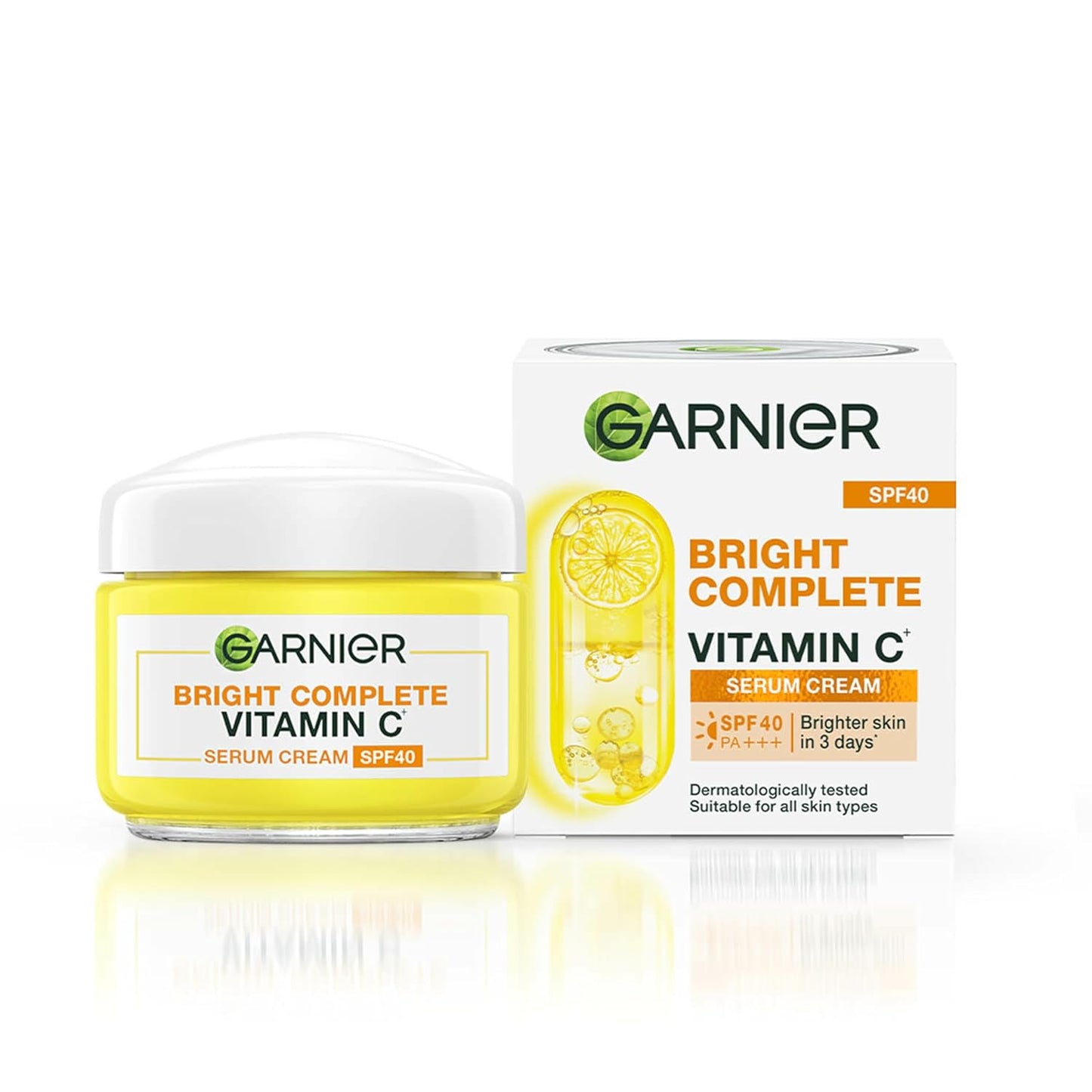 Garnier Bright Complete VITAMIN C SPF40/PA+++ Serum Cream, 45g