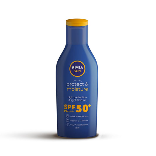 Nivea Sun Lotion, Spf 50, With Uva & Uvb Protection, Water Resistant Sunscreen For Men & Women, 75 ml