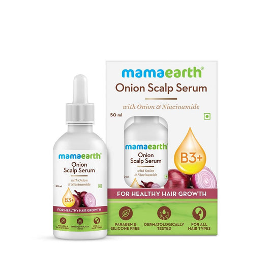 Mamaearth Onion Hair Oil with Onion Oil & Redensyl for Hair Fall Control, 200 ml
