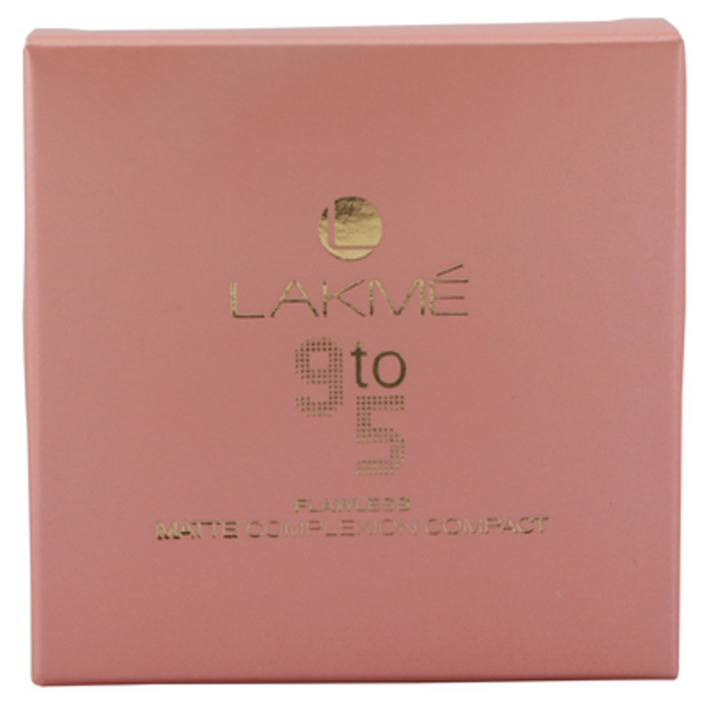 Lakme 9 to 5 Flawless Matte Complexion Compact, Melon, 8 gm