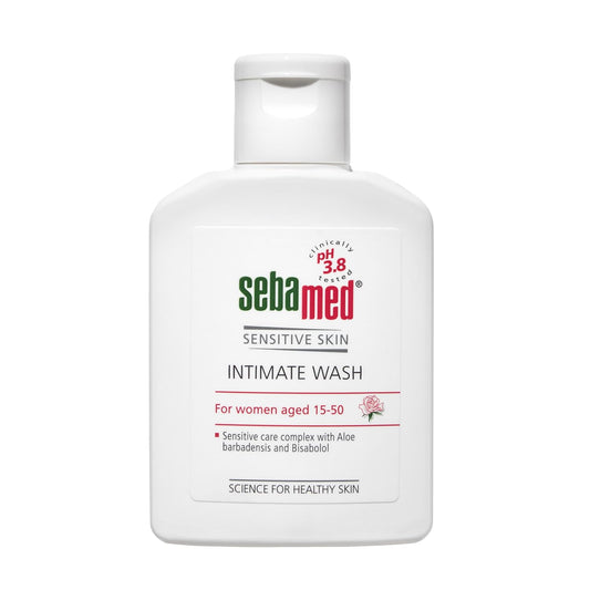 Sebamed Feminine Intimate Wash for Sensitive Skin Ph 3.8, 200 ml
