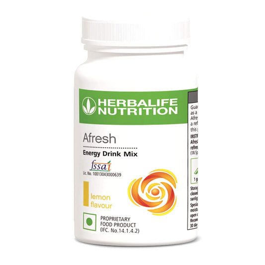 Herbalife Afresh Energy Drink Mix - 50 gm (Lemon)