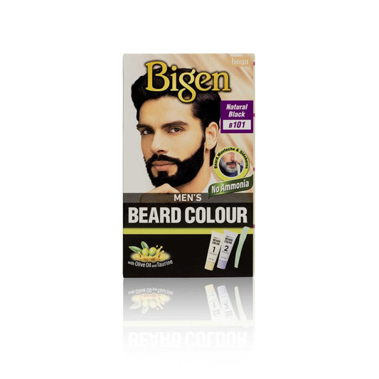 Bigen Mens Beard Colour Natural Black B101,  40 gm