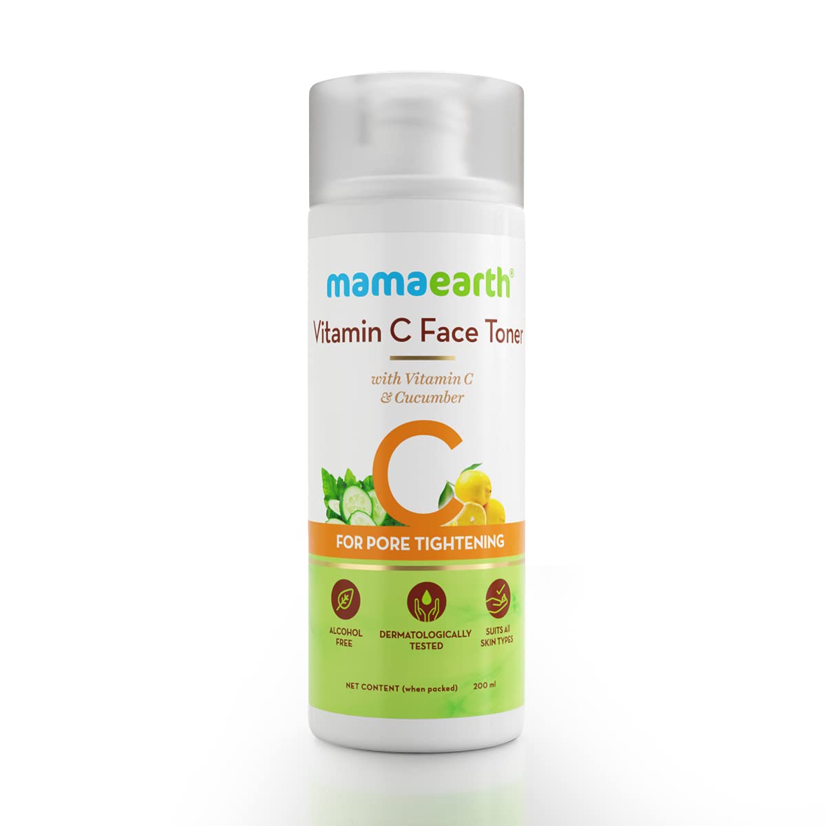 Mamaearth Vitamin C Face Toner/Vitamin C & Cucumber, 200 ml