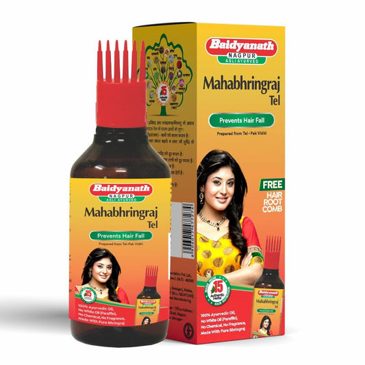 Baidyanath Maha Bhringraj Hair Oil - 200 ml | Mahabhringraj Tel