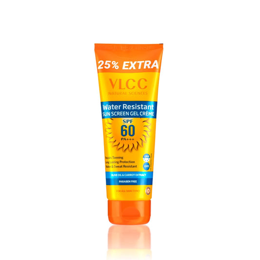 VLCC Water Resistant Sunscreen Gel Creme, SPF 60, 100g, multi