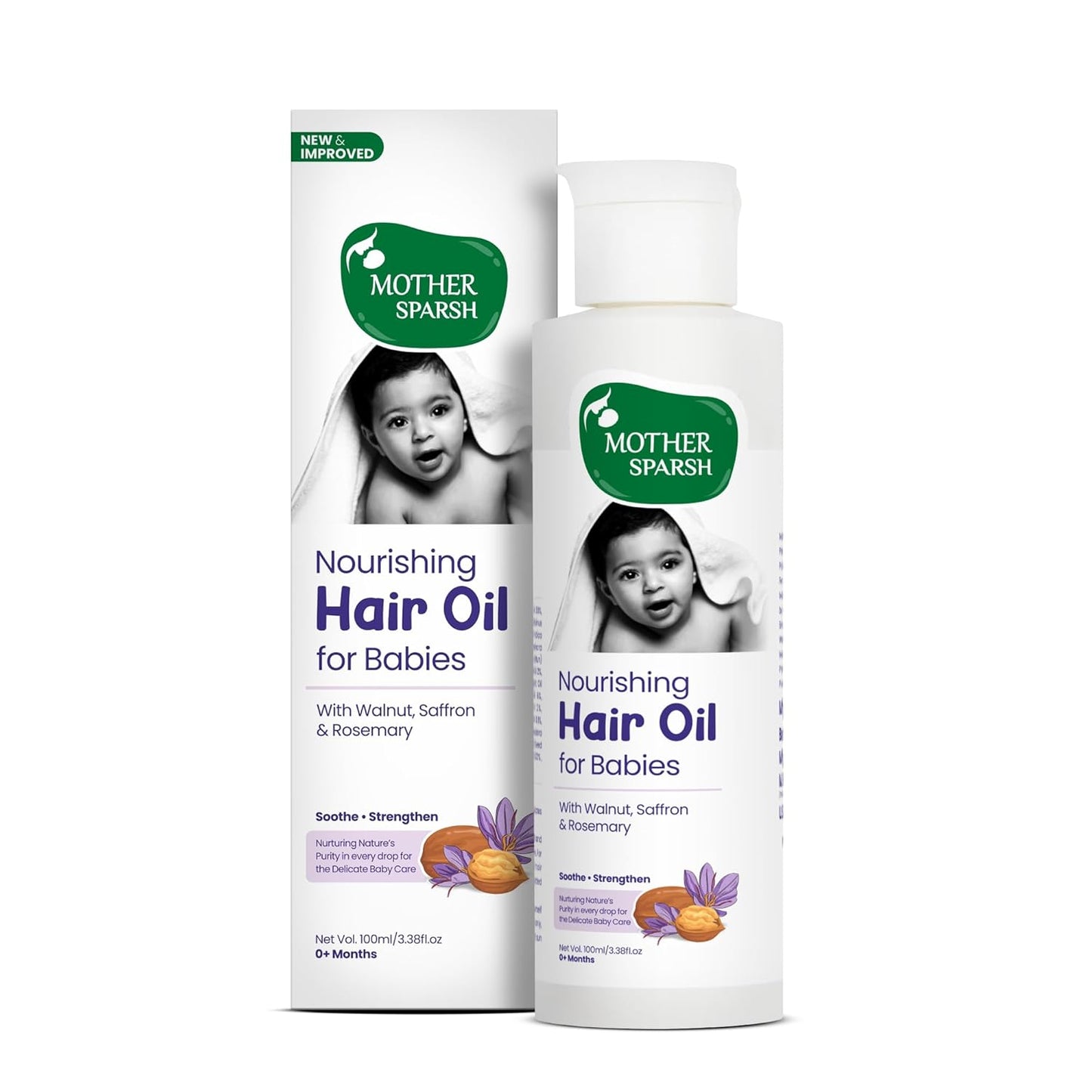 Mother Sparsh Nourishing Baby Hair Oil , 100 ml