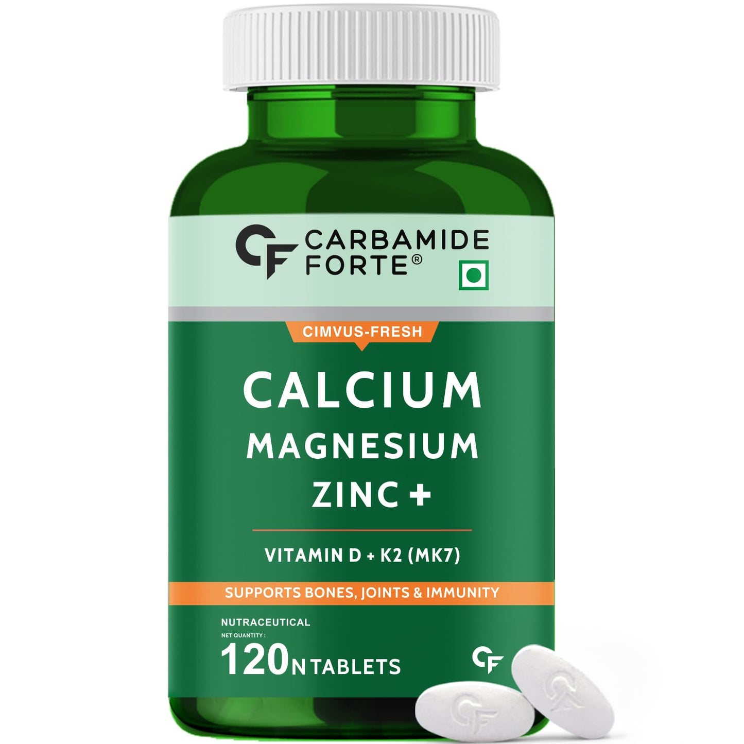 Carbamide Forte Calcium Magnesium Zinc Tablets ,120 Tablets