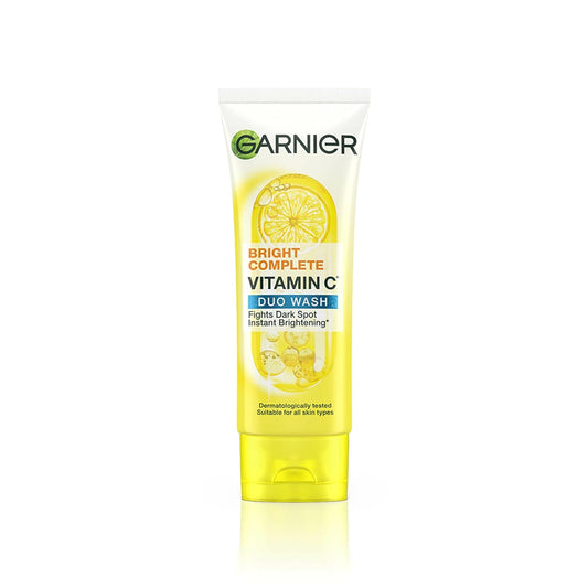 Garnier Bright Complete Brightening Duo Action Face Wash 100 g