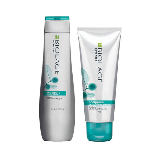 Biolage Professional Scalppure Anti-Dandruff Shampoo and Conditioner Combo, 200ml + 98g