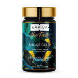 Kapiva Shilajit/Shilajeet Gold 60 Capsules | Contains 24 Carat Gold