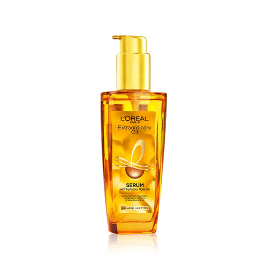 L’Oréal Paris Serum, Protection and Shine, With 6 Rare Flower Oils, Extraordinary Oil, 100 ml