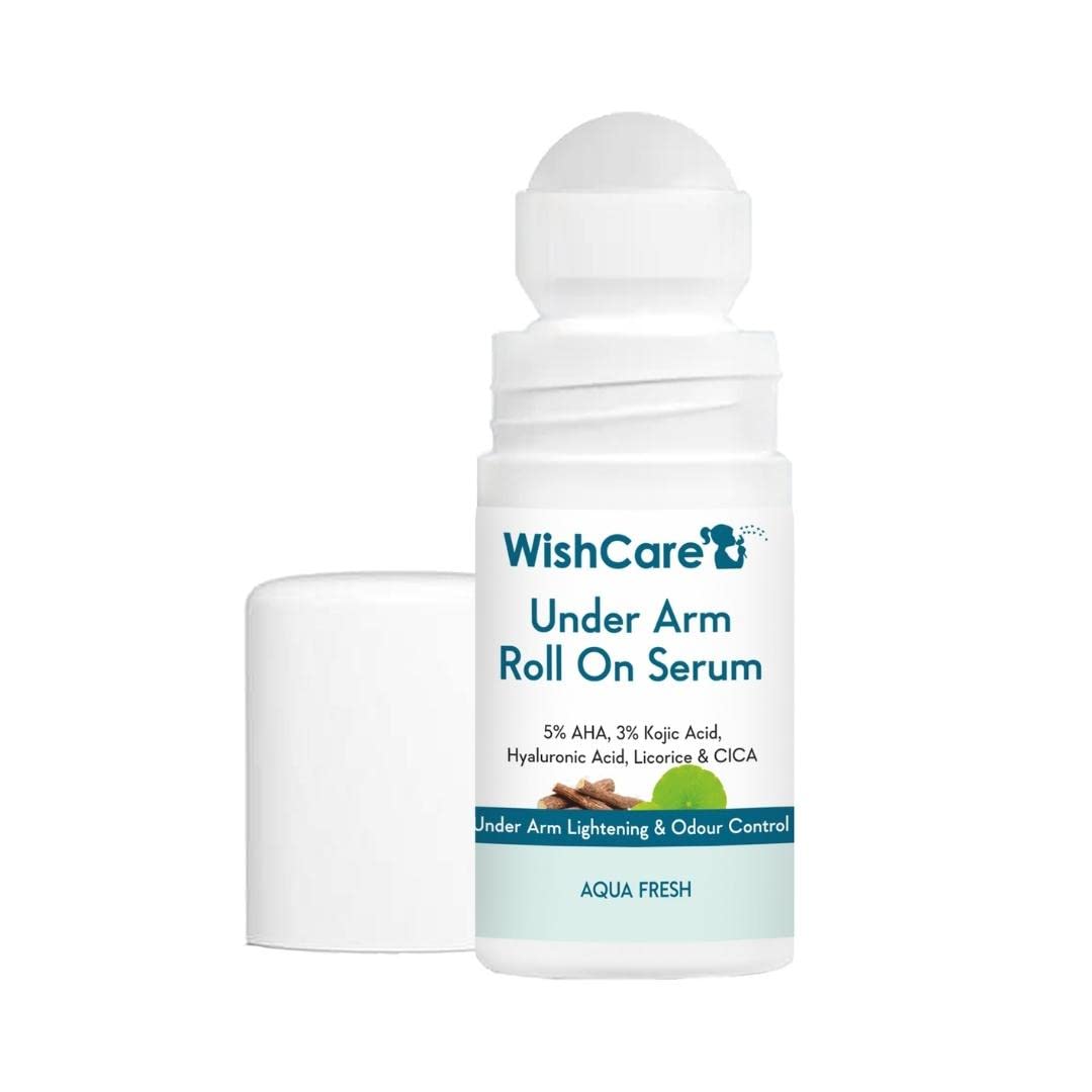 WishCare Underarm Roll On Serum, Long Lasting Aqua Fragrance - 50 ml